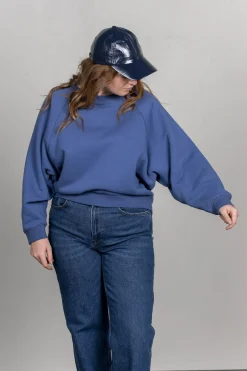 Clearance Les Soeurs Vegan Leren Pet Poppy Dark Blue