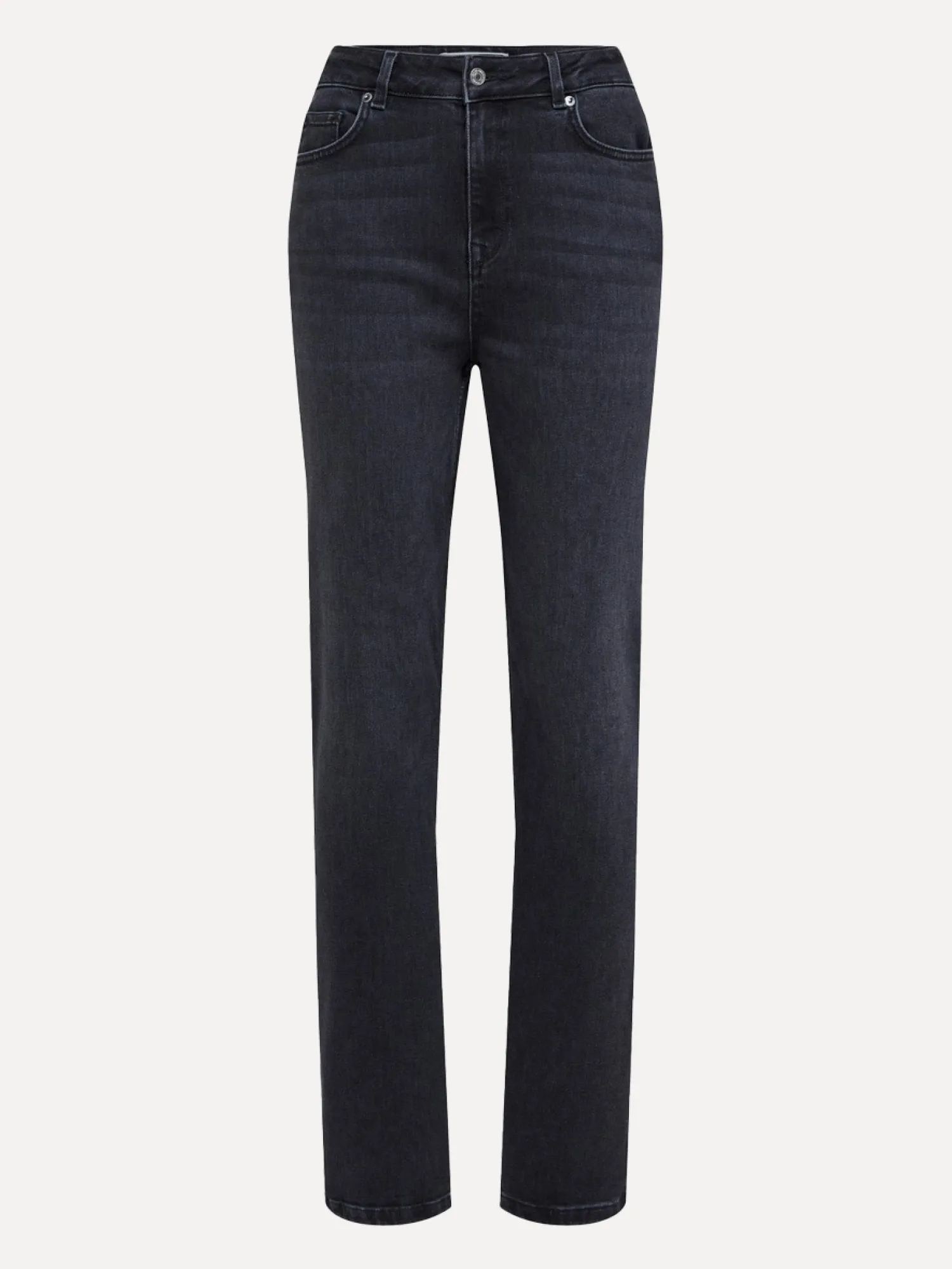 Outlet Selected Vervaagd Bootcut Jeans Tone Black Denim