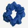 Fashion Les Soeurs Zijden Scrunchie Bright Blue