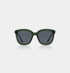 Discount A.Kjaerbede Zonnebril Billy Dark Green Transparent