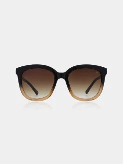 Discount A.Kjaerbede Zonnebril Billy Black/Brown Transparent