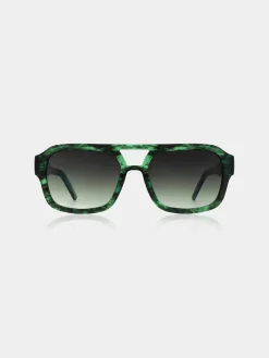 Discount A.Kjaerbede Zonnebril Kaya Green Marble Transparent