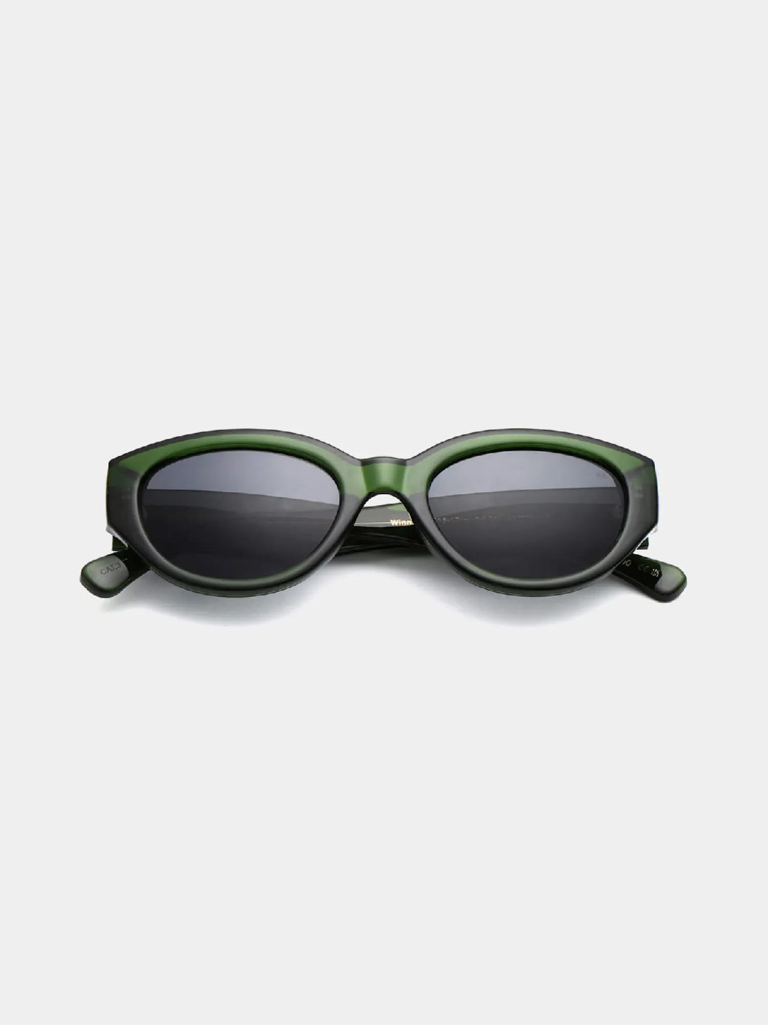 Best A.Kjaerbede Zonnebril Winnie Dark Green Transparent